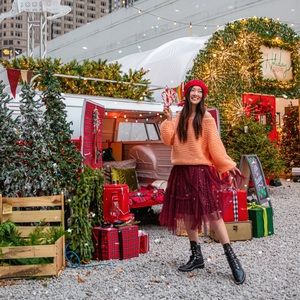 Snidel Orange Sweater